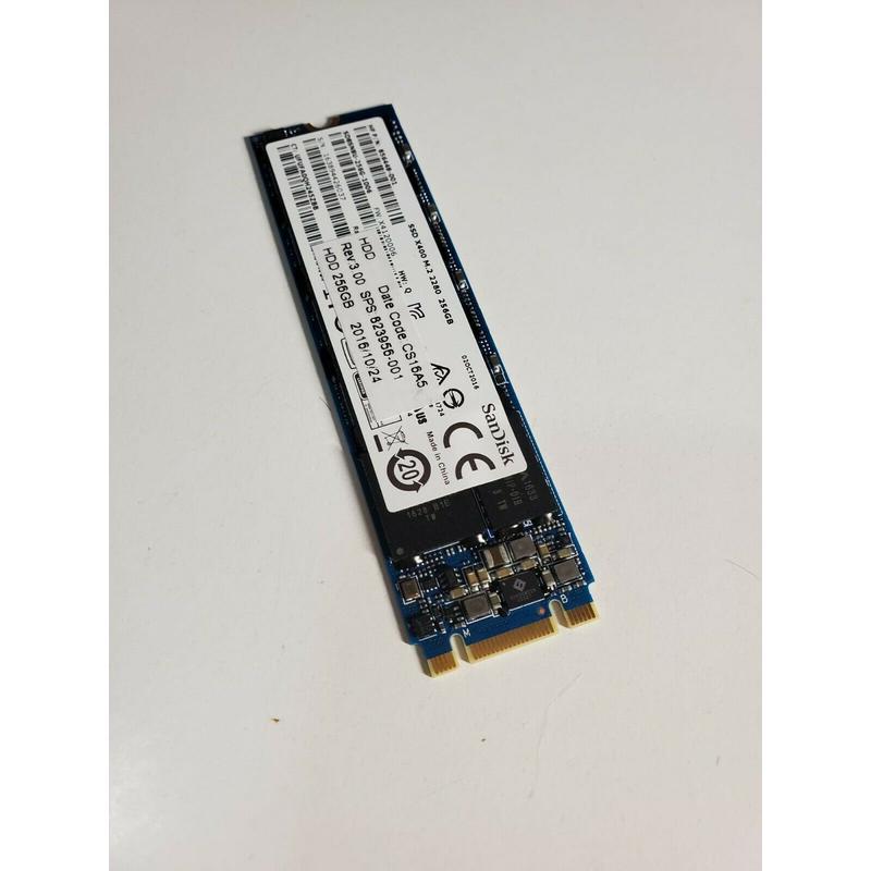 HP - 823956-001 - 256GB, N/A, SATA3, M.2, 22mmx80mm, Int, Notebook/Laptop