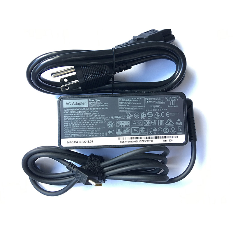Lenovo - 01FR024 - 65W 20V/3.25A AC Adapter USB-C