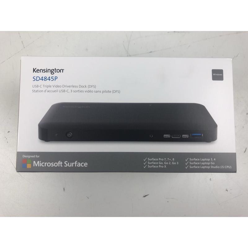 Kensington - SD4845P - USB-C 10GBPS TRIPLE VIDEO DRIVERLESS Docking Station WITH 85W POWER DELIVERY